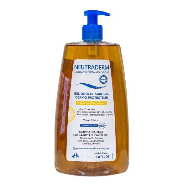 Gilbert Santé et Bien Etre NEUTRADERM GEL DCHE SURGRAS DERMO 1L