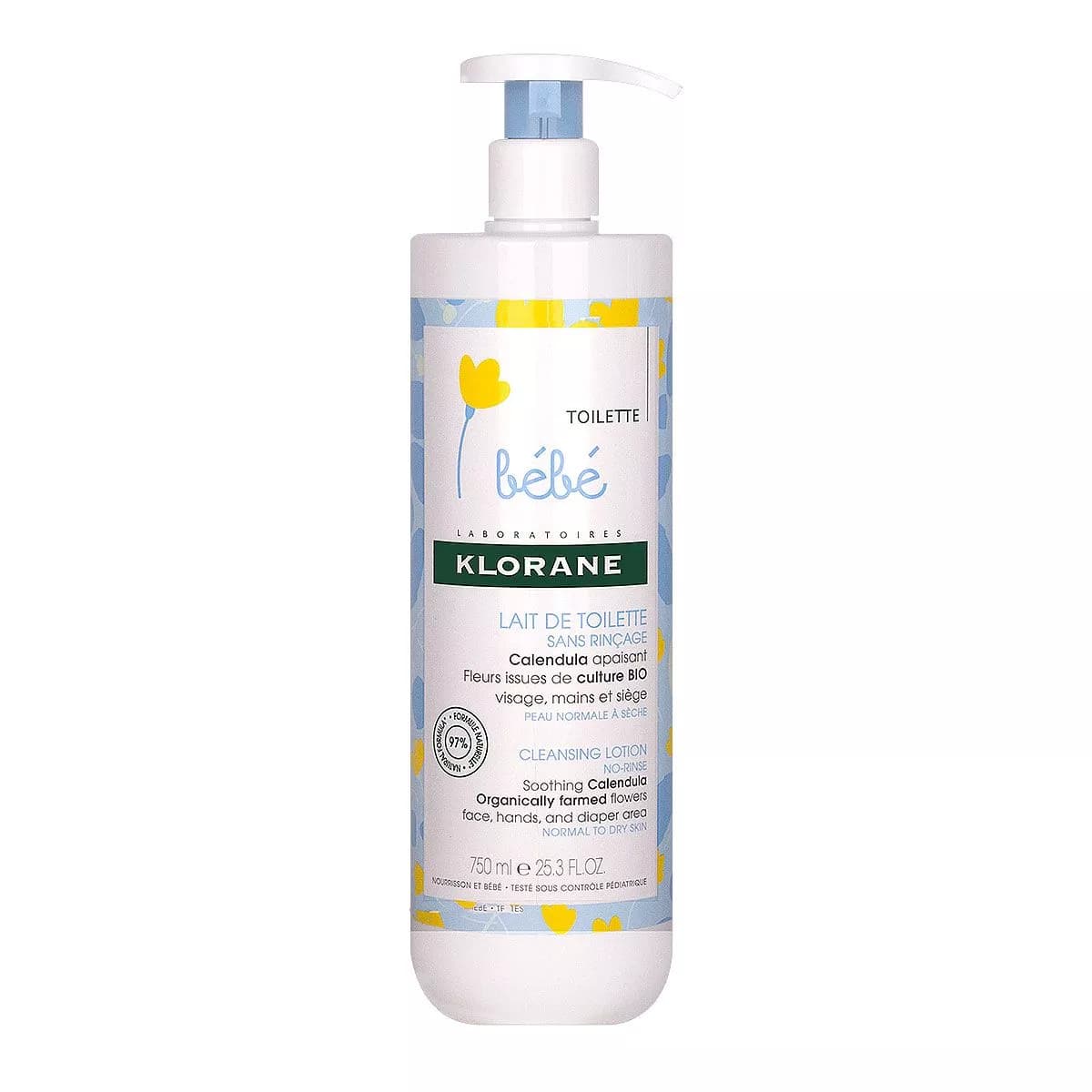 KLORANE BB LAIT TOIL FL PPE/750ML