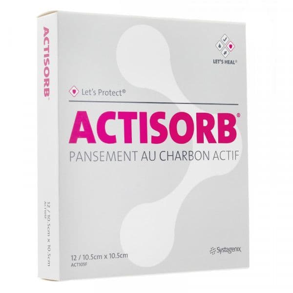 ACTISORB PANS 10,5X10,5CM B/12