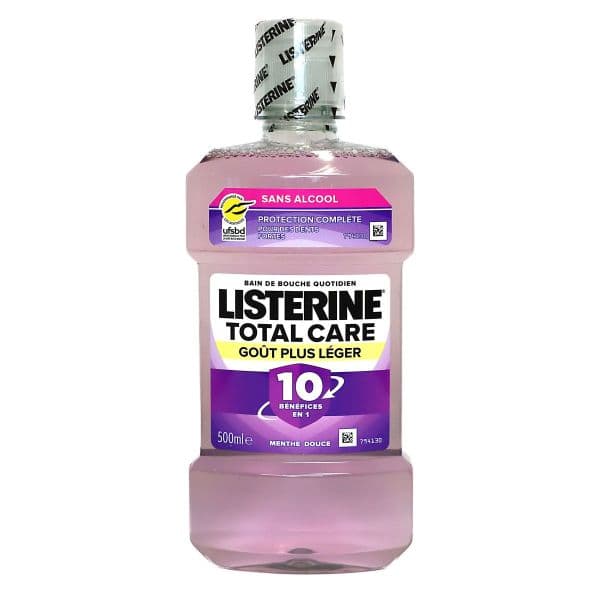 LISTERINE TOTAL CARE BAIN BCH GOUT+LEG 500ML