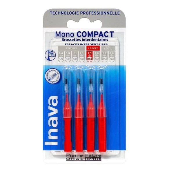 Pierre Fabre Oral Care INAVA MONO COMP BROSSETT RGE BLISTER/4