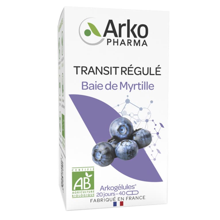 Arkopharma ARKOGELULES MYRTILLE BAIES BIO GEL FL/40