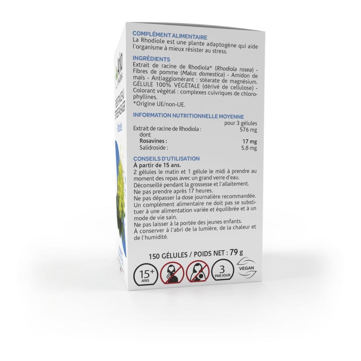 ARKOGELULES RHODIOLE BIO GEL FL/150