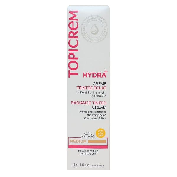 TOPICREM HYDRA+ CR TEINT ECLAT MEDIUM T/40ML