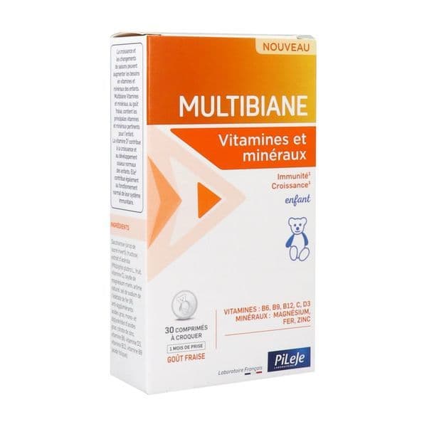MULTIBIANE ENFANT VIT & MINERAUX CPR CROQ 30