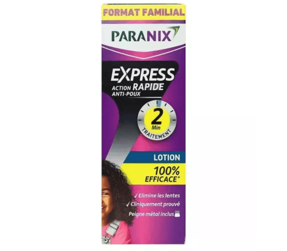 PARANIX EXPRESS 2 MIN LOT FL/195ML+PEIGNE