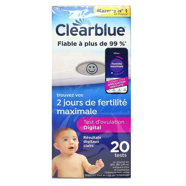 CLEARBLUE TEST OVULATION 1HORM B/20