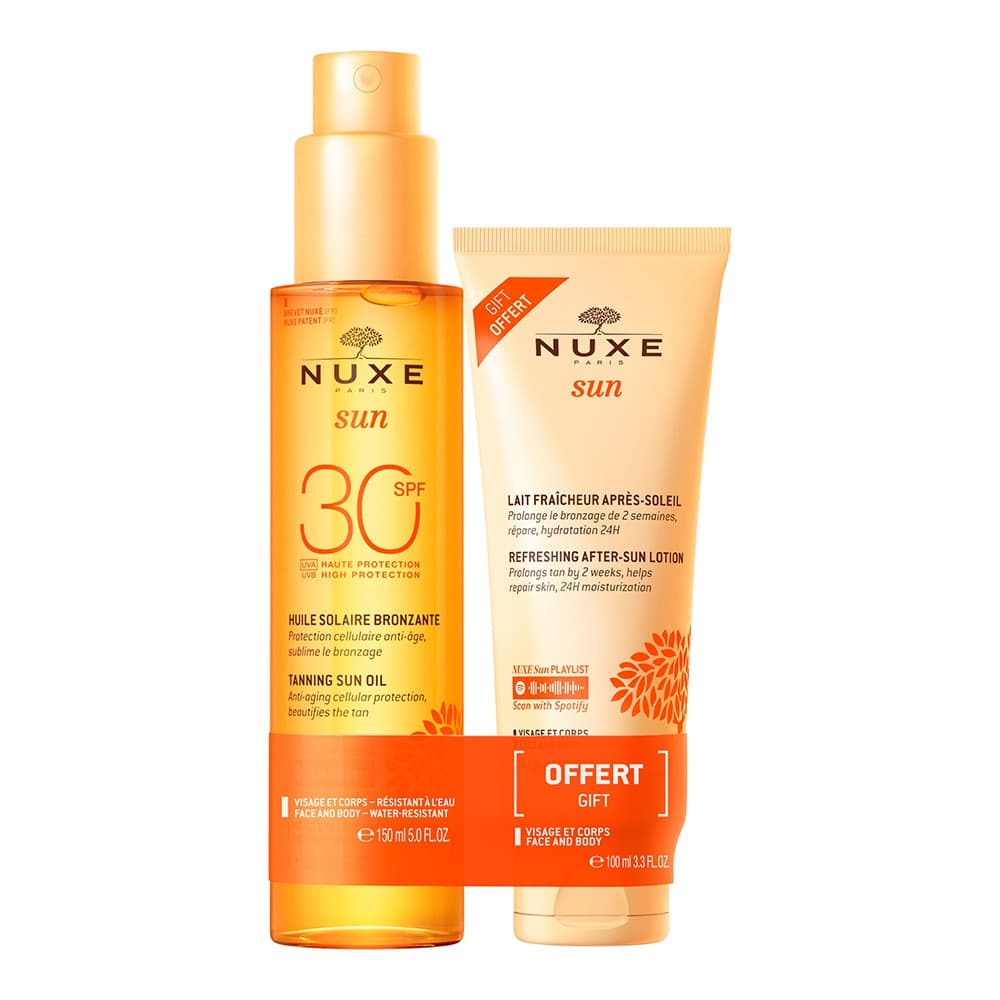 NUXE SUN SPF30 HLE BRONZ VIS CORP 150ML+LAIT