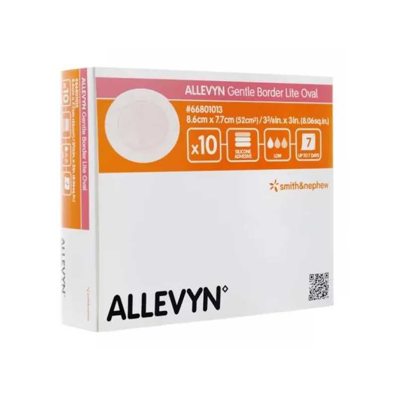 ALLEVYN GE B L OV PANS HYD SIL S7,7X8,6 B/10