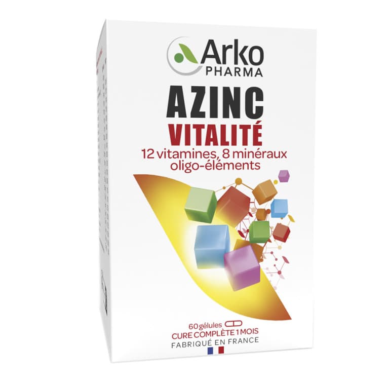 Arkopharma AZINC FORME VITALITE GEL DES 15ANS FL/60