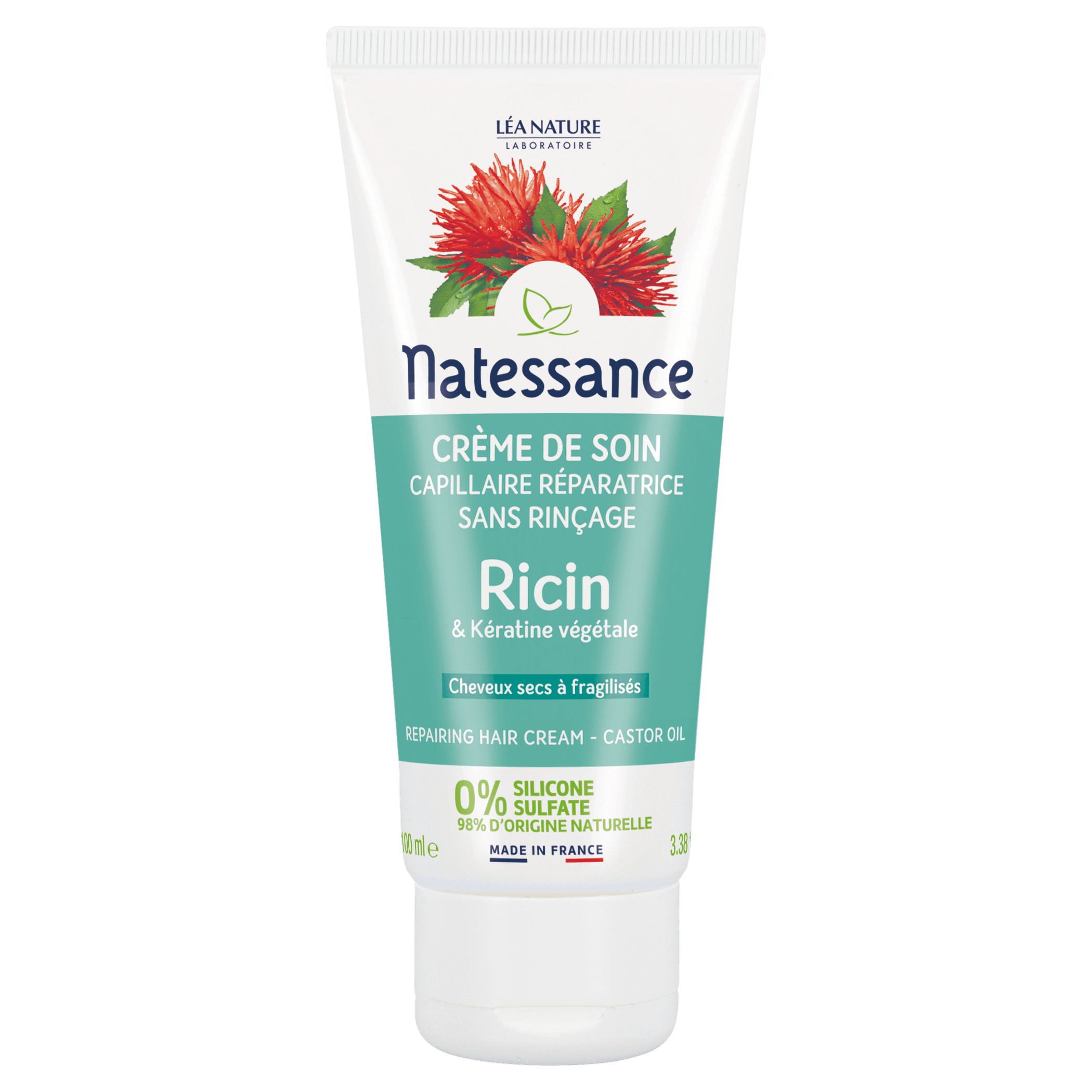 NATESSANCE RICIN CR SOIN CAPILL T/100ML