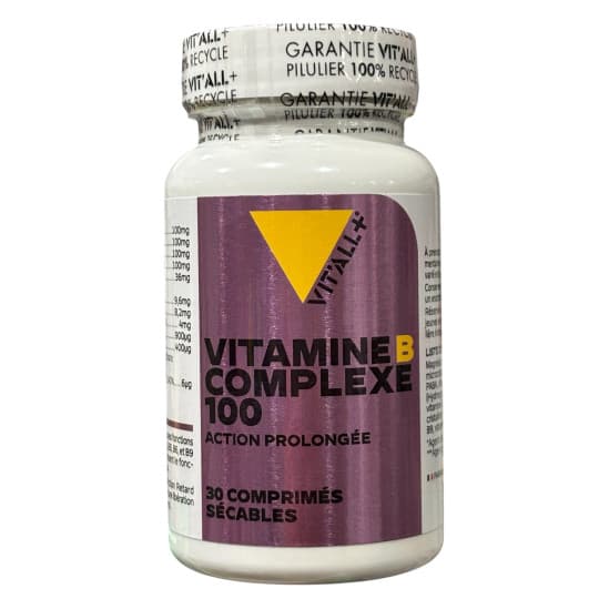 VIT'ALL+ VITAMINES B COMPLEXE 100 ACTION 30CPR