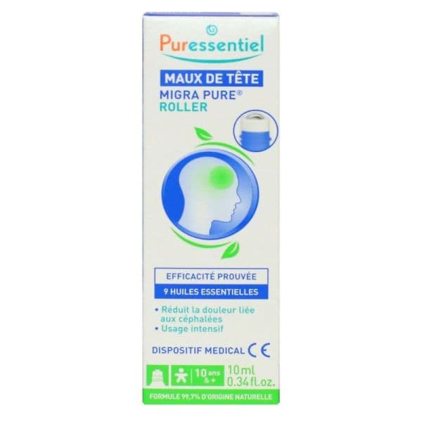 Puressentiel PURESSENTIEL MIGRAPURE ROLLER MX TETE 10ML
