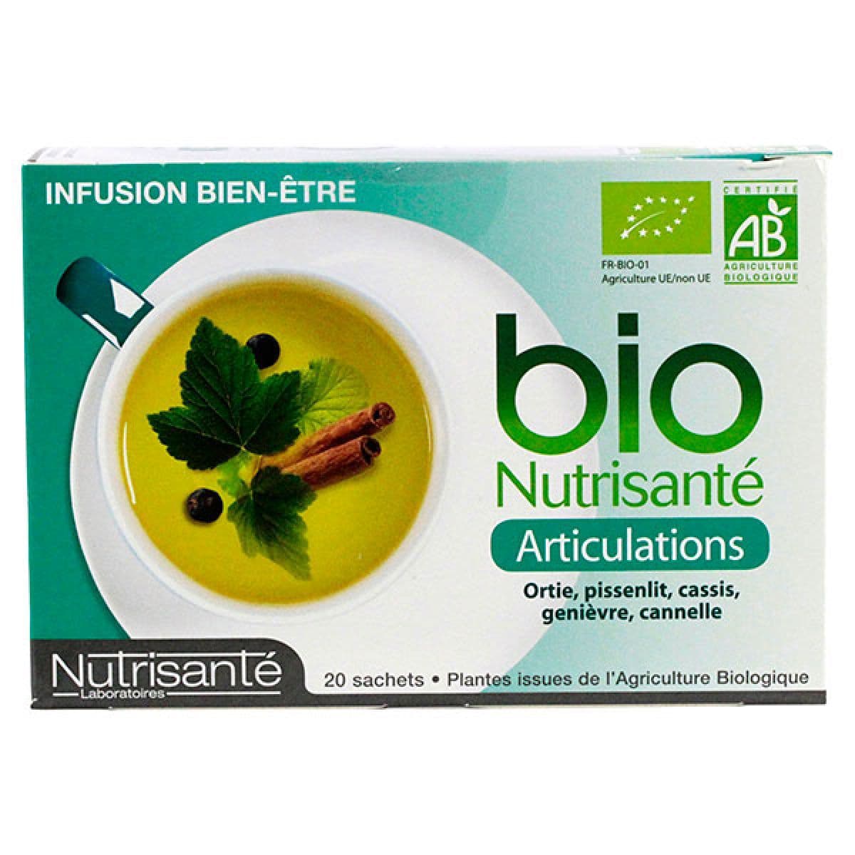 Havea Pharma NUTRISANTE INFUS BIO TIS ARTICUL 20SACH