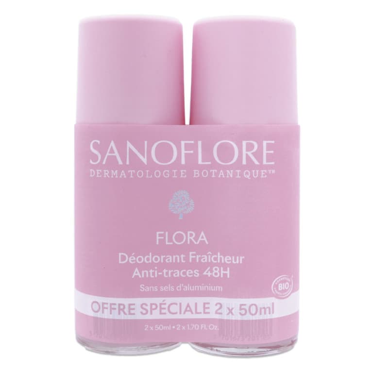 SANOFLORE DEOD FLORA 48H 2ROLL-ON/50ML