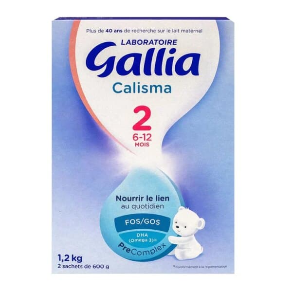 Blédina GALLIA CALISMA 2 LAIT PDR 2SACH/600G