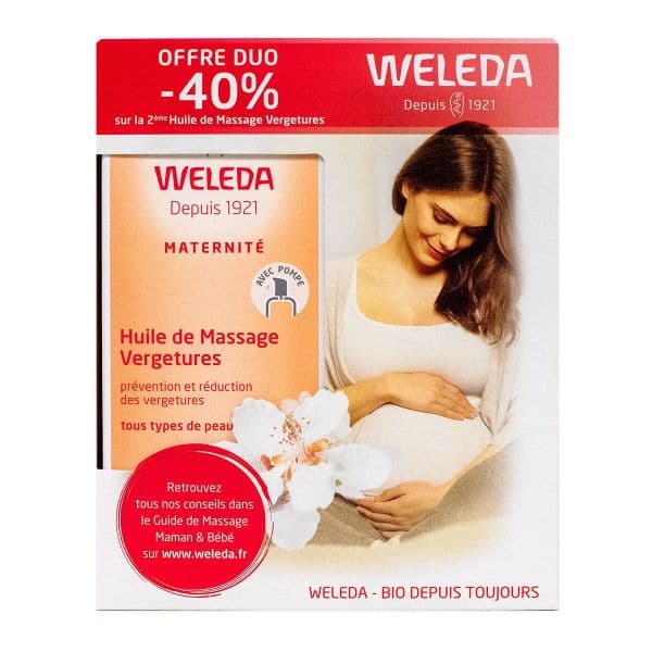 WELEDA MATERNITE HLE MASS VERGET 2FLPPE/100ML