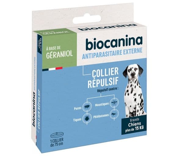 BIOCANINA COLLIER REPUL CH MOYEN GRAND 75CM