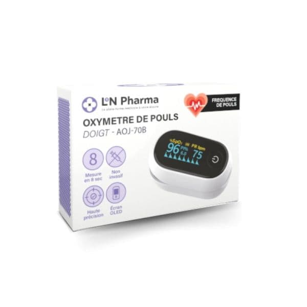 L2N PHARMA CMS50D OXYMETR DE POULS DOIGT B/1
