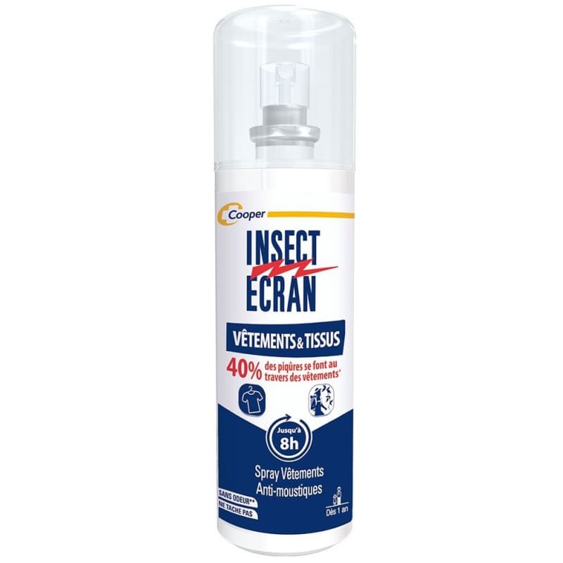 INSECT ECRAN VET TISSUS SPRAY FL/100ML