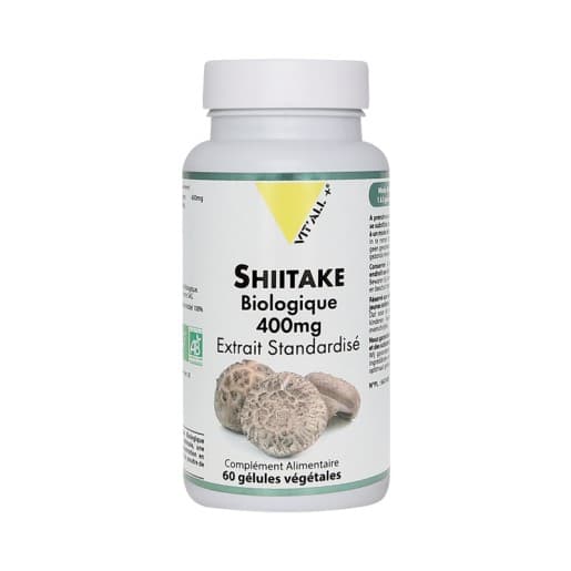 VIT'ALL+ SHITAKE BIO 400MG 60GEL
