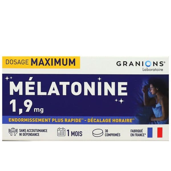 Ea Pharma Equilibre Attitude GRANIONS MELATONINE 1,9MG CPR B/30