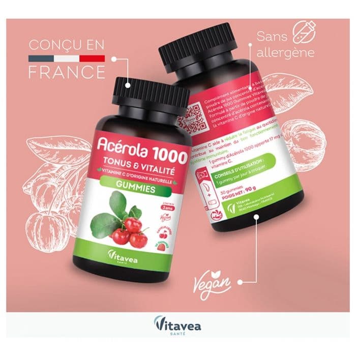 VITAVEA GUMMIES ACEROLA 1000 GOM TONUS VIT 30