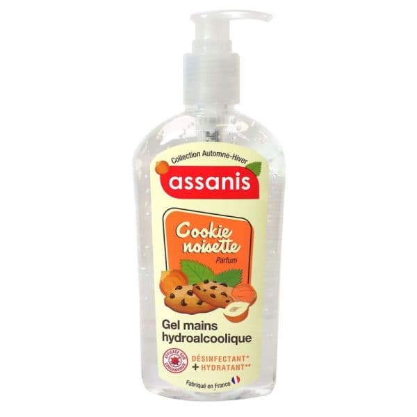 ASSANIS GEL HYDROALCOOL NOISETTE FL PPE/250ML