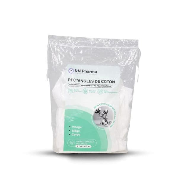 L2N RECTANGLES DE COTON 180PCS
