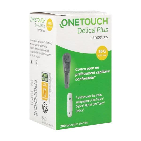 ONE TOUCH DELICA PLUS LANCETTE B/200