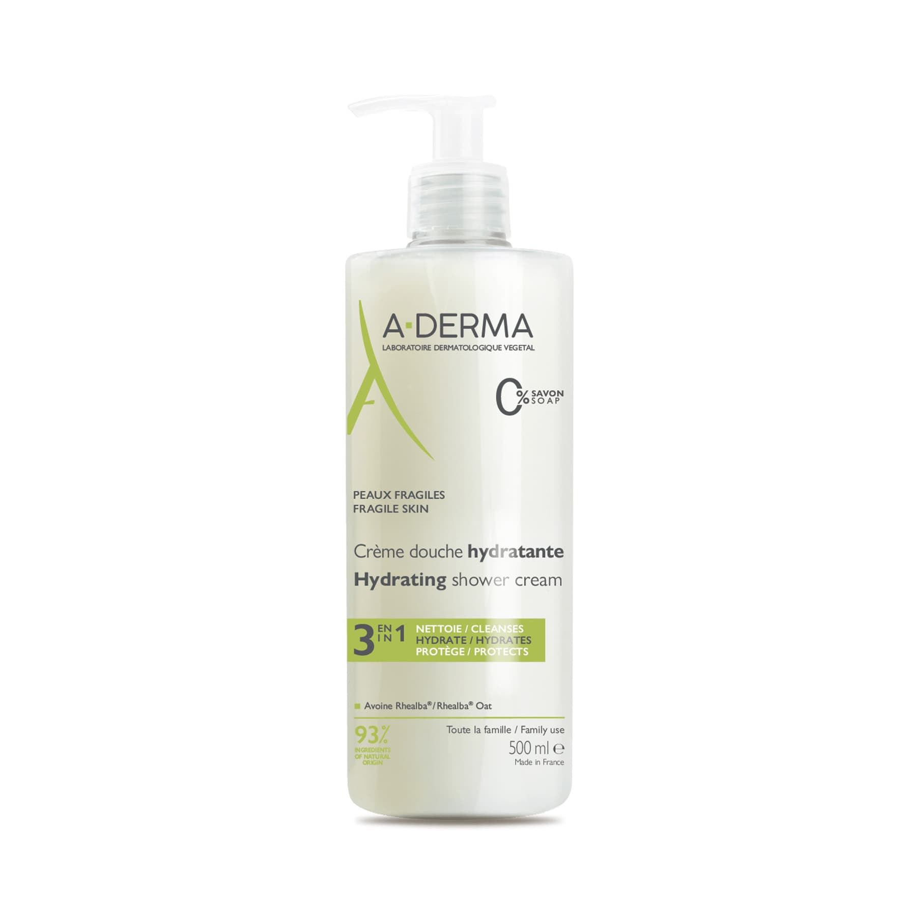 ADERMA CR DCHE HYDRAT FL/500ML