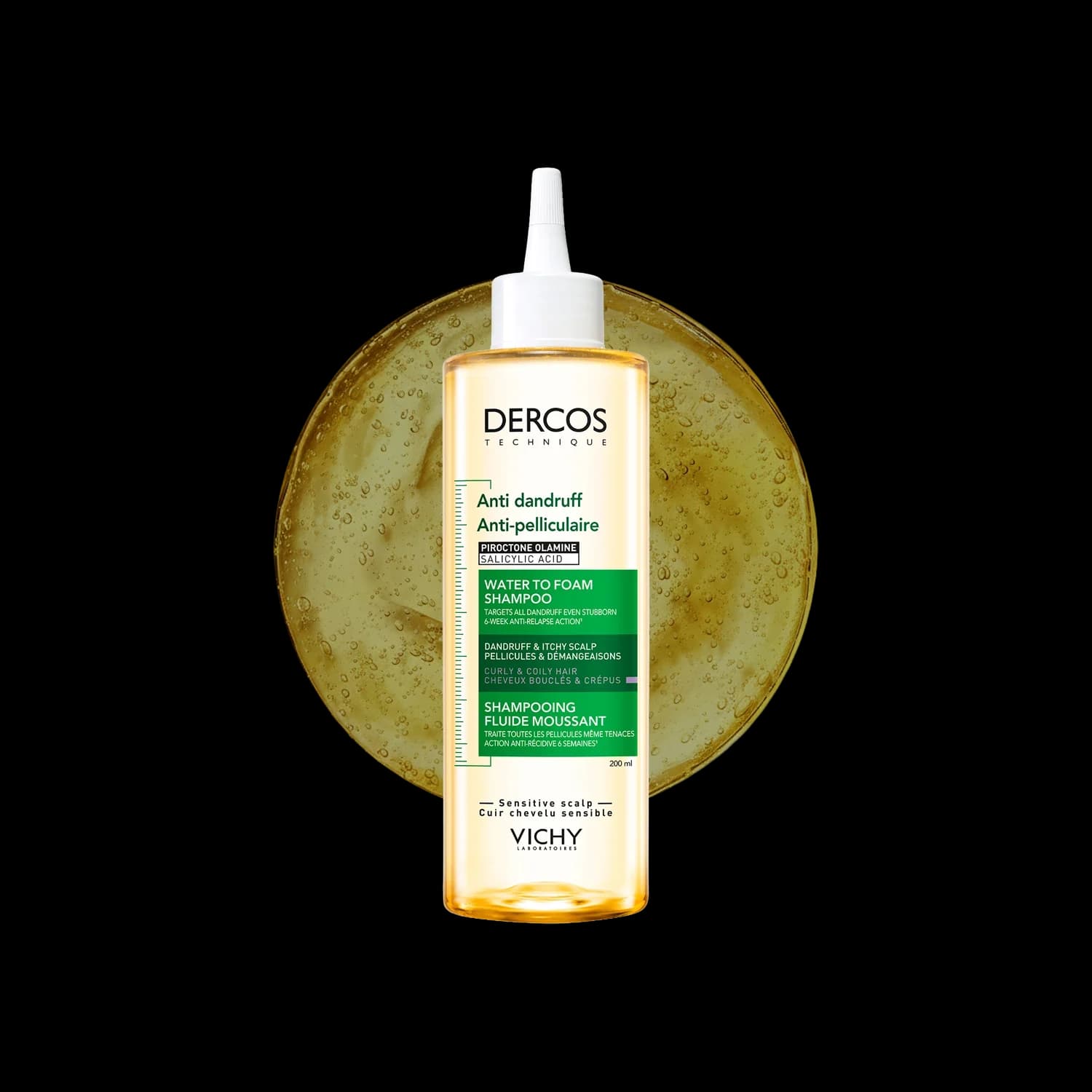 DERCOS DS SHAMP FLDE MOUSS ANTIPELL T/50ML