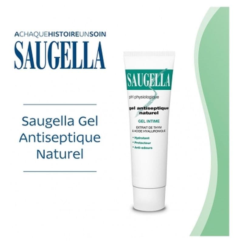 Cooper_Réseau Soin SAUGELLA ANTISEPTIQUE GEL HYDRAT LUBRIF 30ML