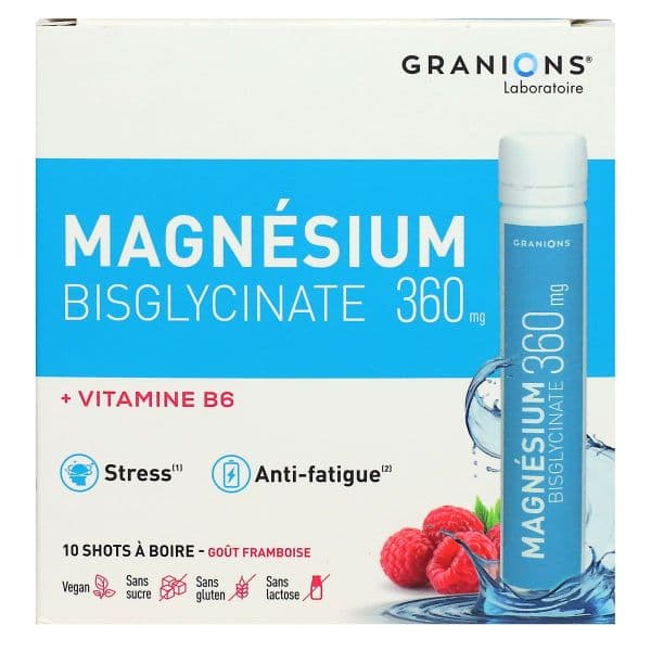 GRANIONS MG BISGLYCINATE SHOT S BUV 10/10ML