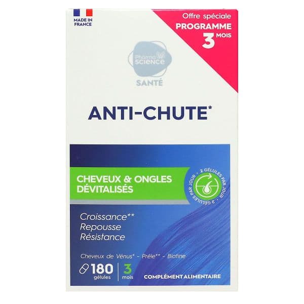 ANTI CHUTE 180 GELULES PHARMASCIENCE