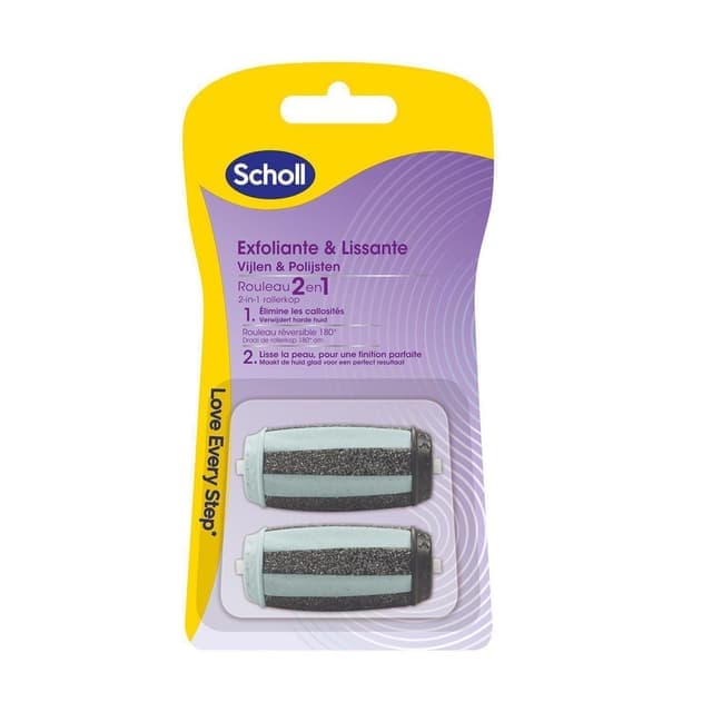 SCHOLL RECHARGE 2/1 EXFOLIANTE-LISSANTE X2