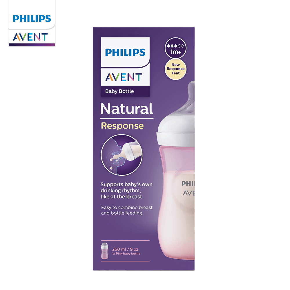 Philips Personal Health AVENT NATUR RESP BIB ROSE 260ML