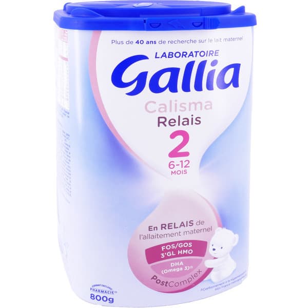 Blédina GALLIA CALISMA RELAIS 2 LAIT PDR B/800G