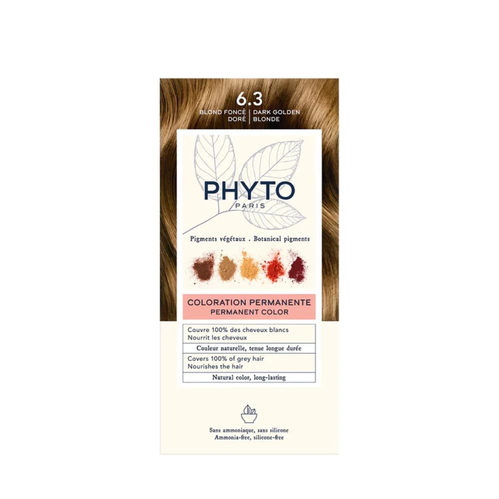 PHYTOCOLOR KIT COLOR PERMANENTE 6.3