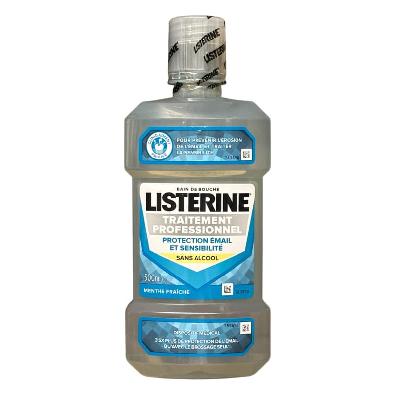 LISTERINE TRAIT PRO BAIN BCH EMAIL SENS 500ML