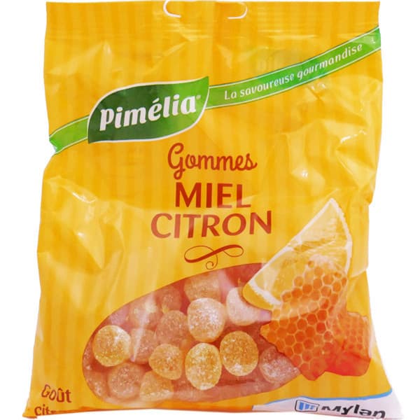 PIMELIA GOMMES MIEL CITRON SACH/100G