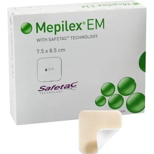 MEPILEX BORDER FLEX CARRE XS 7.5X8.5CM B/16