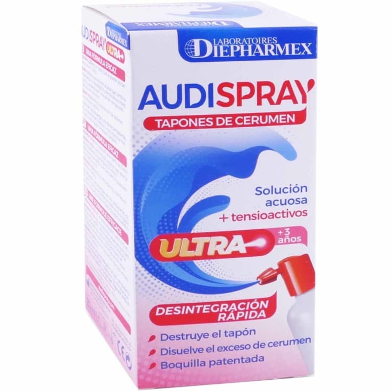 AUDISPRAY ULTRA S AUR FL PPE DOS/20ML