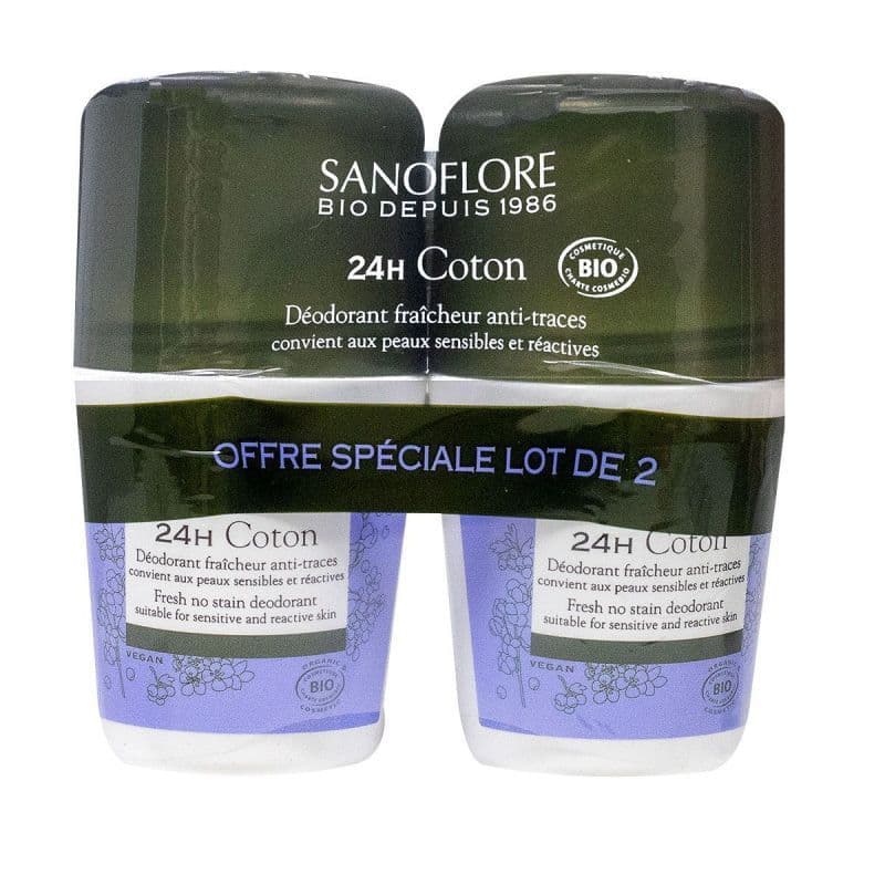 SANOFLORE DEOD PURETE DE LIN 2ROLL-ON/50ML