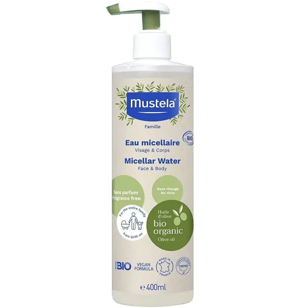 MUSTELA BB ENF EAU MICELL BIO VIS CORP 400ML