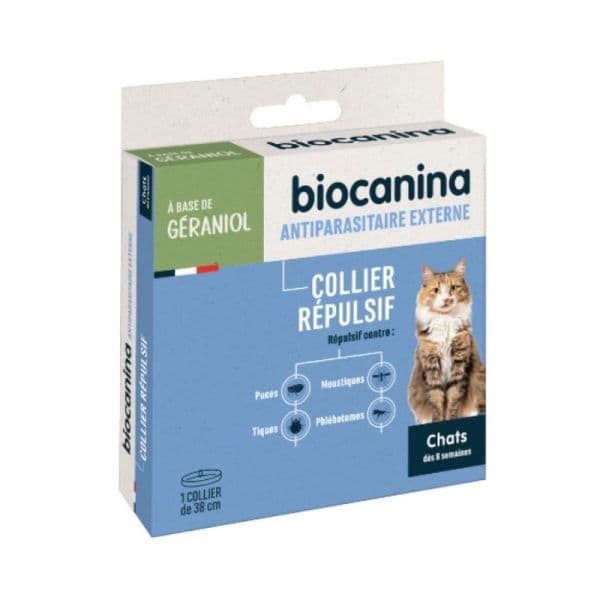 BIOCANINA COLLIER REPUL CHATON 38CM