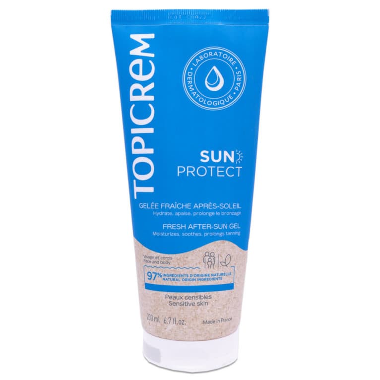 TOPICREM SUN PROT GELEE FRAICH AP/SOL T/200ML