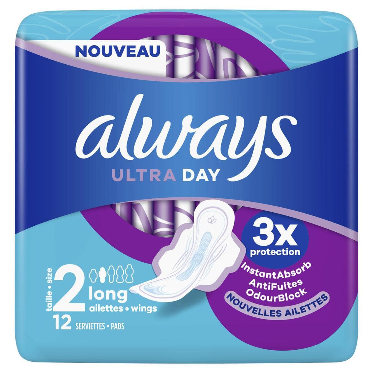 P&G Health ALWAYS ULTRA LONG + PAQ/12