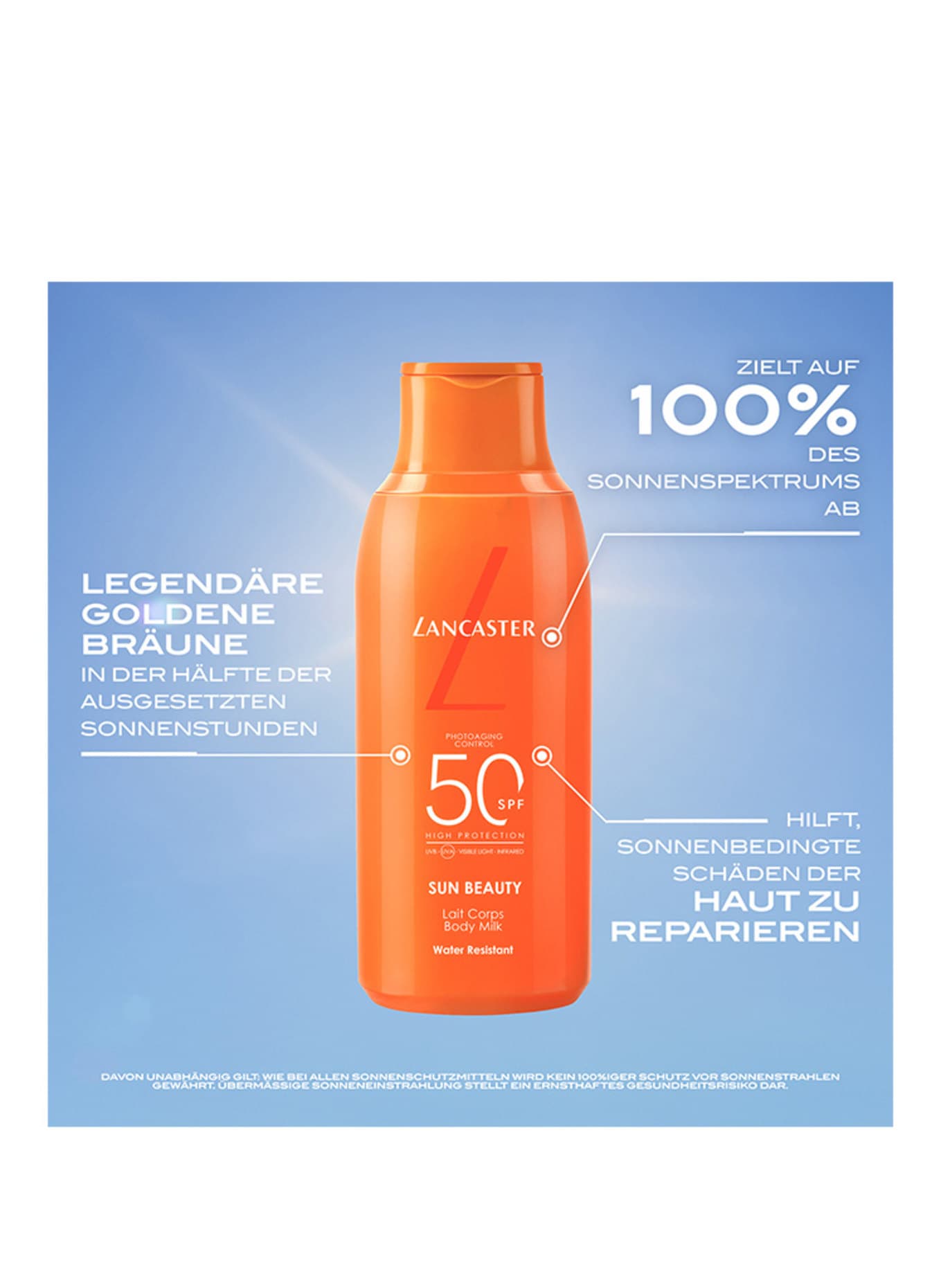 LANCASTER SUN 50 LAIT SUBLIME 175ML