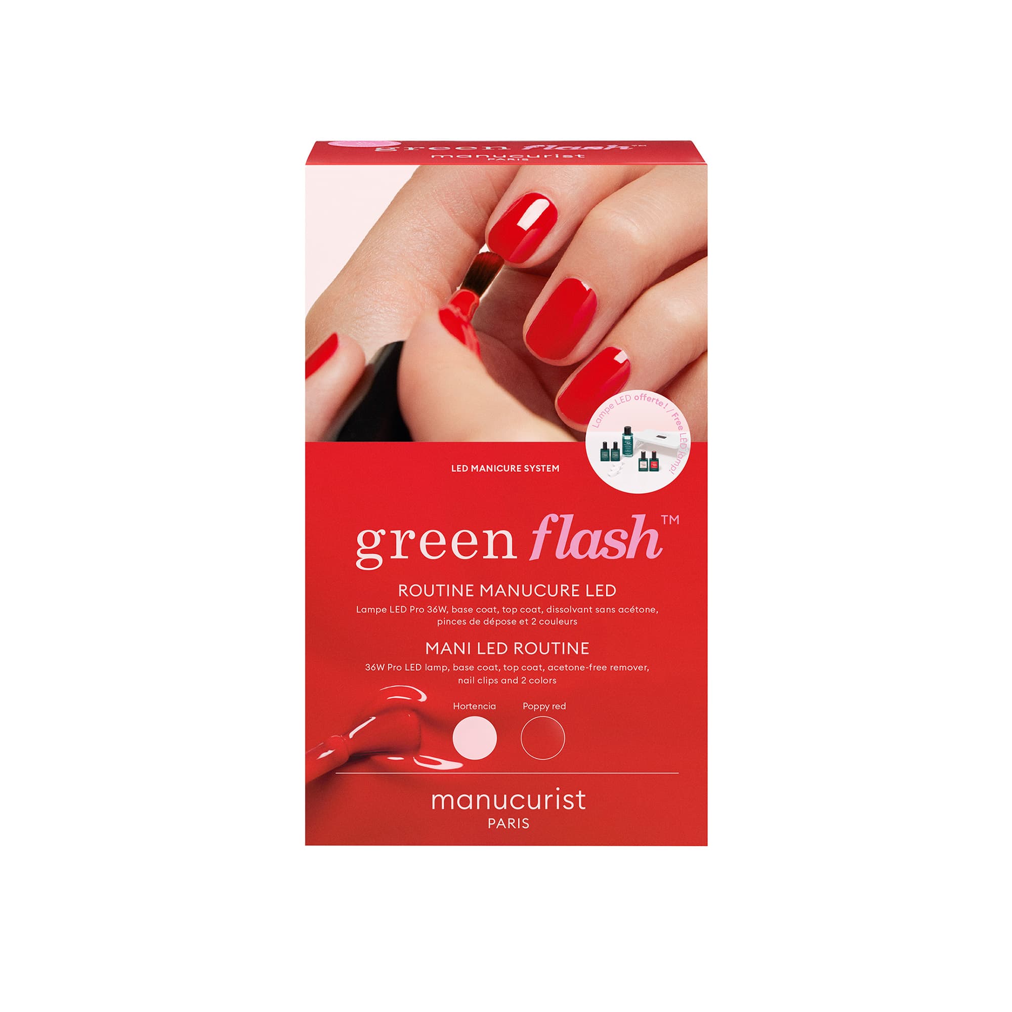 MANUCURIST COFFRET 36W GREEN FLASH